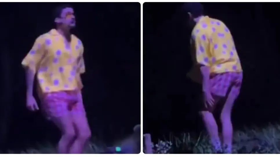 Bienvenido a los 30: Bad Bunny se lesiona la rodilla al saltar durante presentación