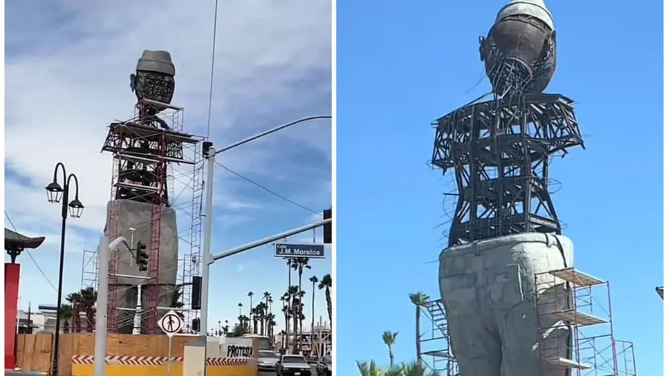 FOTO: “El Cocinero Chino” en Mexicali: ¿Qué pasa con esta gigantesco atractivo turístico en la frontera