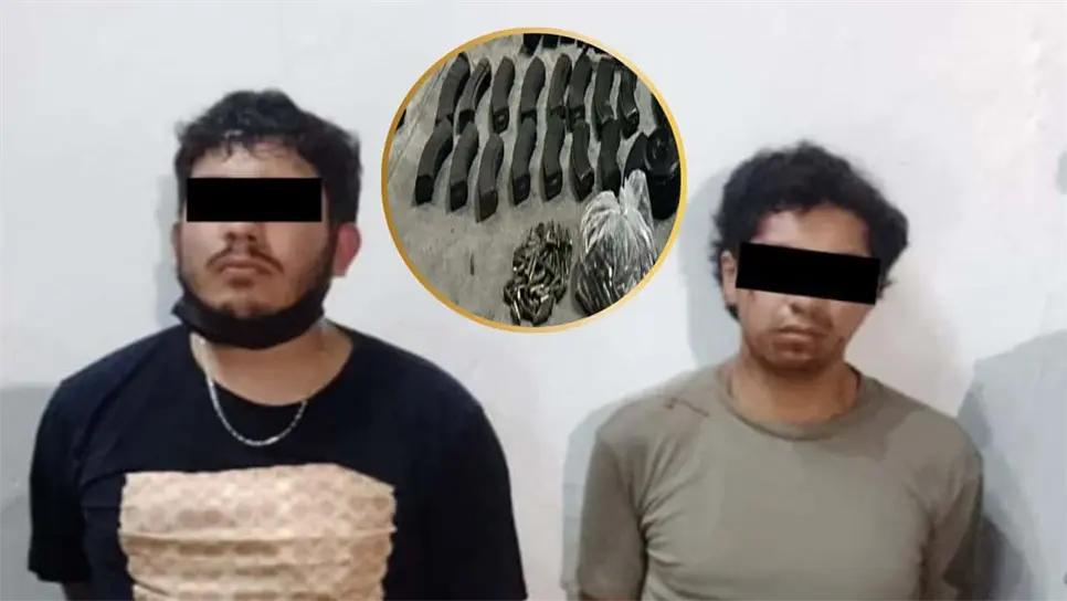 Los detenidos fueron puestos a disposición de la autoridad para las investigaciones correspondientes. FOTO: Luz Noticias.