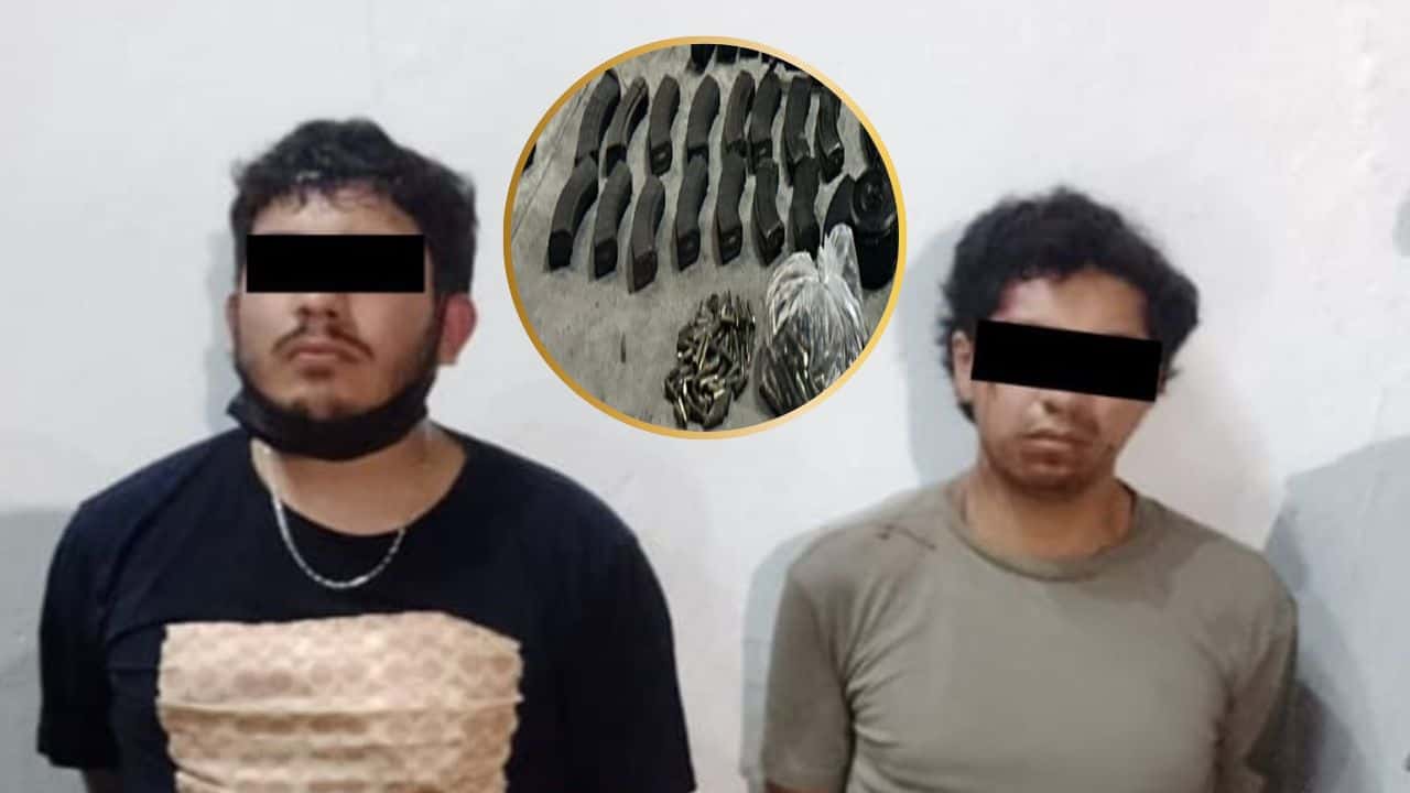 Fuerzas federales detienen a dos civiles con armamento en Mazatlán
