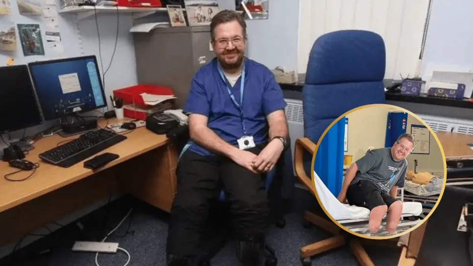 FOTO: El cirujano vascular Neil Hopper, de 49 años de edad, enfrenta cargos de fraude e incitación a la automutilación.