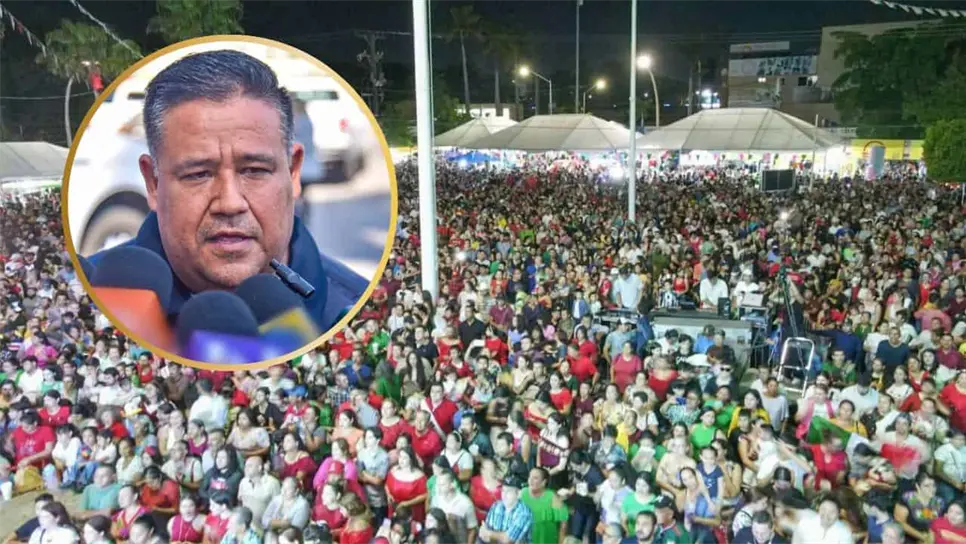 Autoridades municipales piden a los asistentes disfrutar en un ambiente familiar. FOTO: Luz Noticias.