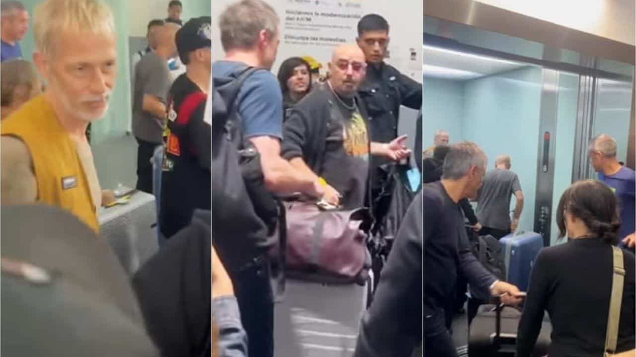 Fans de Oasis reciben al grupo en el aeropuerto, pero se decepcionan: los Gallagher no llegaron | VIDEO