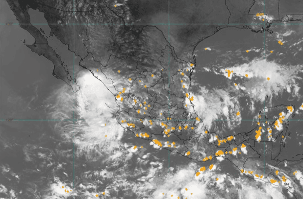 Se esperan lluvias puntuales intensas en Sinaloa, Nayarit y Jalisco Se esperan lluvias puntuales intensas en Sinaloa, Nayarit y Jalisco