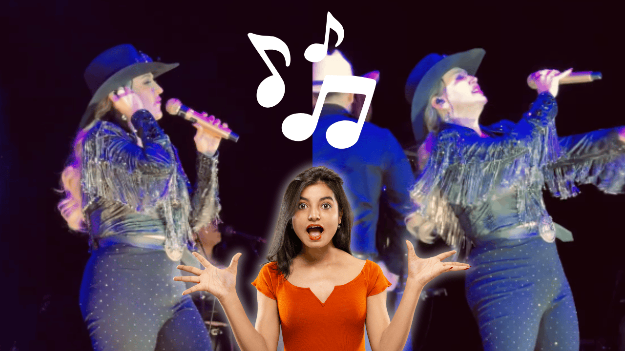¿Perdió la voz? Alicia Villarreal es criticada en redes por no alcanzar las notas en concierto | VIDEO