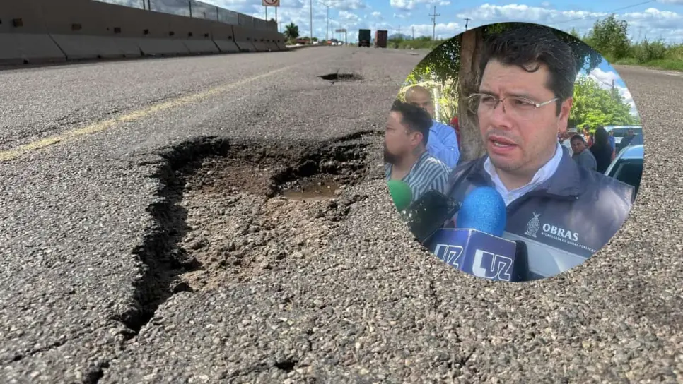 Obras públicas inicia reparación de baches en la carretera México 15 Obras públicas inicia reparación de baches en la carretera México 15