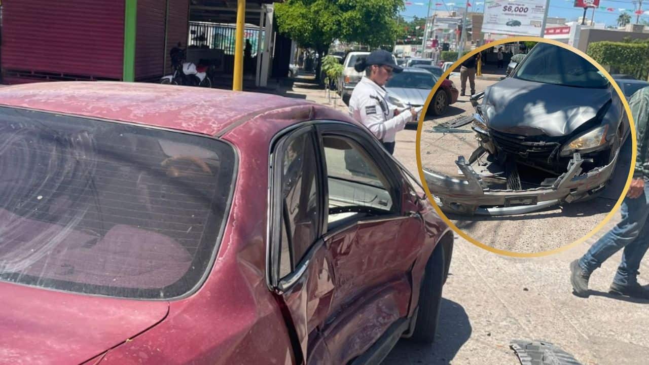 Joven termina con heridas en aparatoso choque en el centro de Guamúchil Joven termina con heridas en aparatoso choque en el centro de Guamúchil