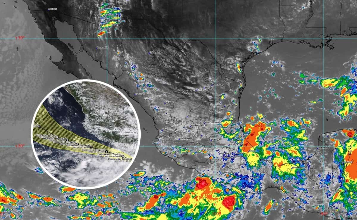Se forma la Depresión Tropical Trece-E en el Pacífico ¿Cuándo se convertirá en el ciclón Mario?