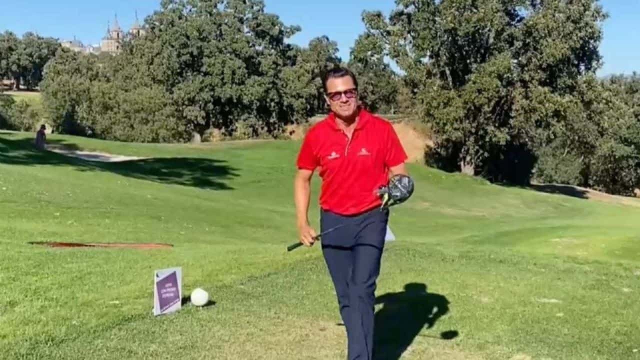 Peña Nieto se codea con Rafael Nadal e Iker Casillas en exclusivo torneo de golf en España