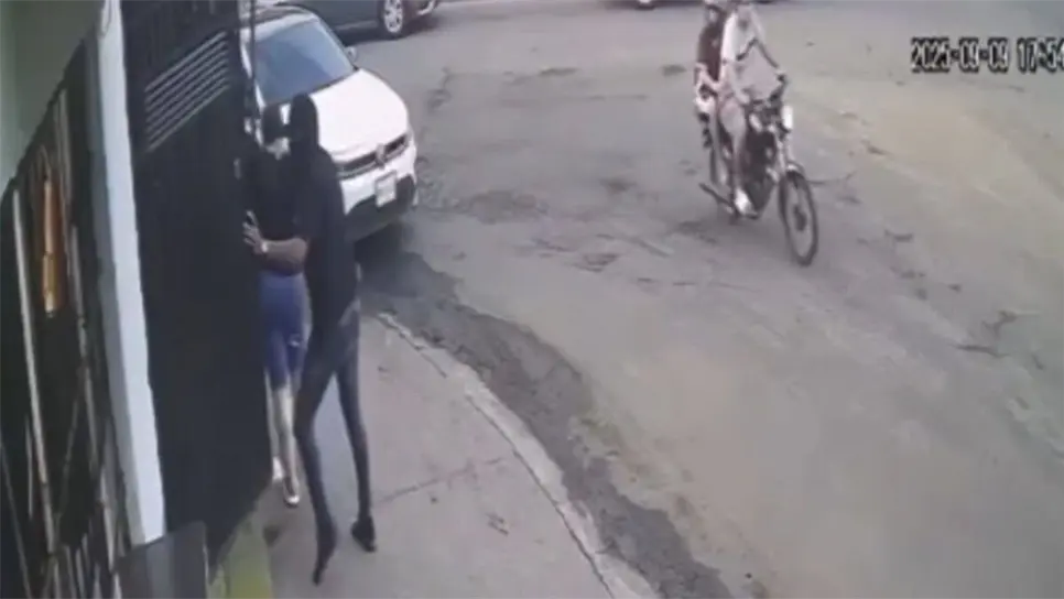 El momento exacto del levantón fue captado en video. (FOTO: Cortesía).