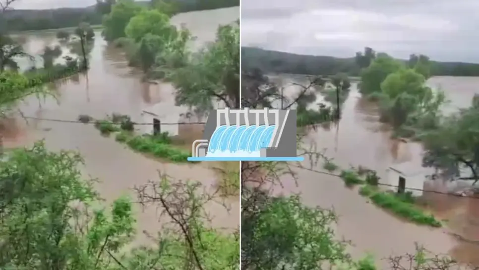 La presa Josefa Ortiz recibió agua del arroyo Álamos por primera vez desde 2018 La presa Josefa Ortiz recibió agua del arroyo Álamos por primera vez desde 2018