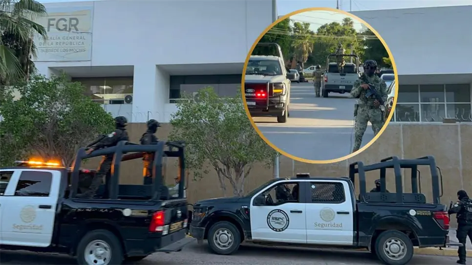 Los Harfuch sitian la FGR en Los Mochis tras cateo en la colonia Anáhuac