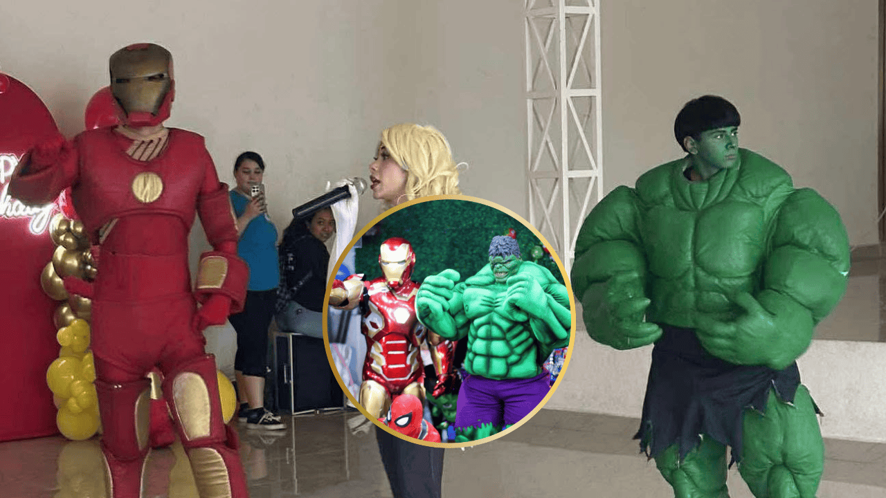 Iron Man con calzón rojo y Hulk sin cabeza: madre denucia pesimo servicio en show infantil