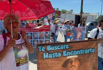 Madres de desaparecidos marchan en El Fuerte; Rastreadoras reportan hasta 50% menos desapariciones en la zona norte