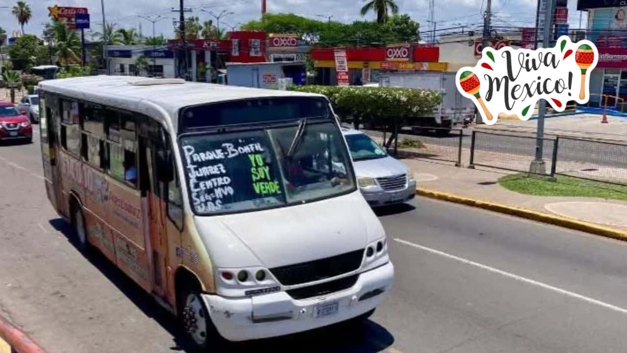 Mazatlán tendrá rutas de camiones gratis para ir al Grito de Independencia