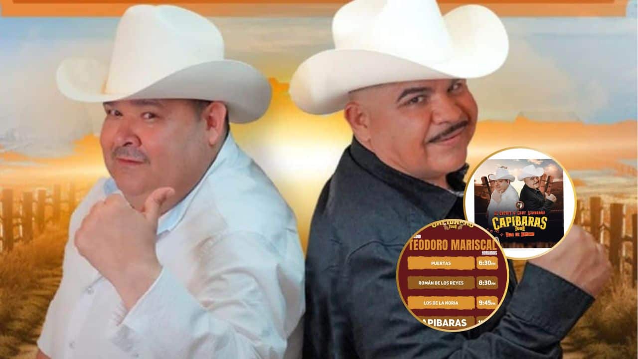 Capibaras Tour de Chuy Lizárraga y El Coyote: Conoce el tinerario del concierto en Mazatlán