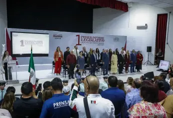 Estamos sacando adelante a Sinaloa con el apoyo de todos ustedes, reconoce Rocha Moya a diputados