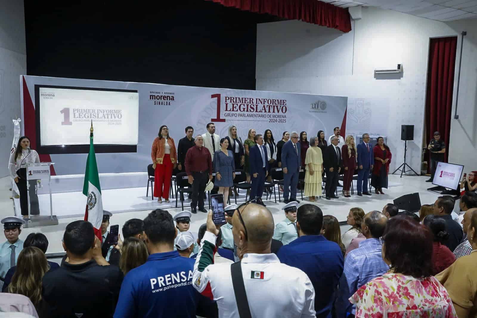 Estamos sacando adelante a Sinaloa con el apoyo de todos ustedes, reconoce Rocha Moya a diputados