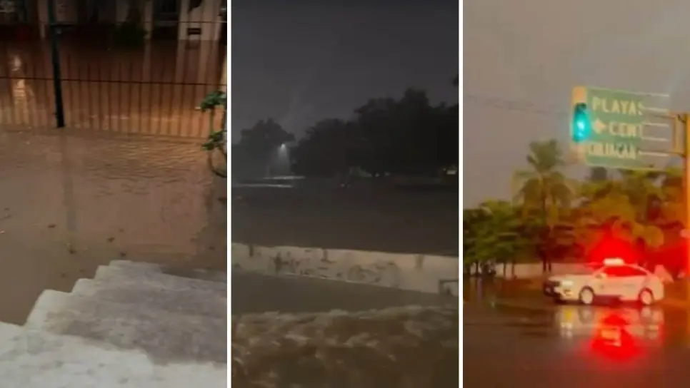 Se desborda zona baja del arroyo Jabalines tras fuerte lluvia en Mazatlán Se desborda zona baja del arroyo Jabalines tras fuerte lluvia en Mazatlán