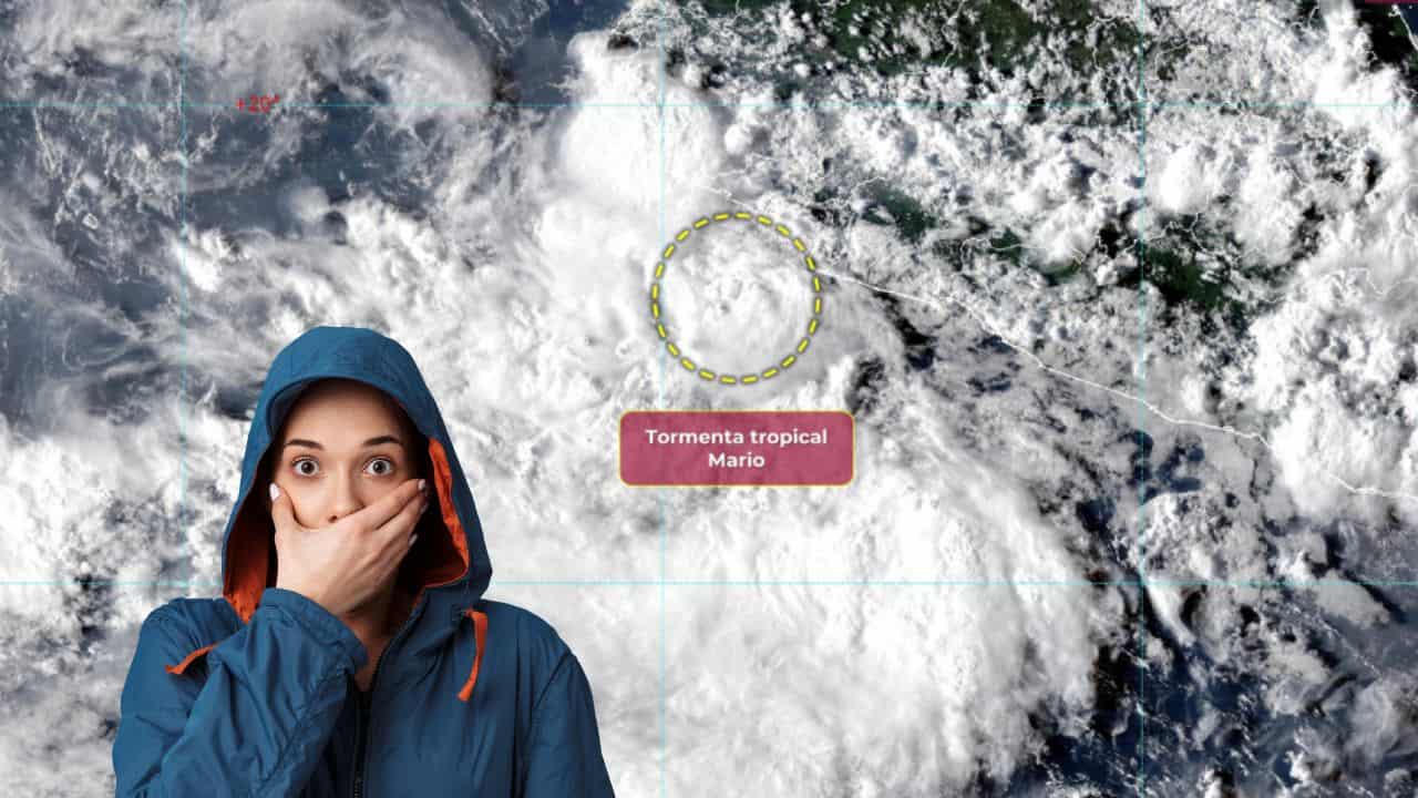 Tormenta tropical Mario: ¿qué estados se verán más afectados este fin de semana?