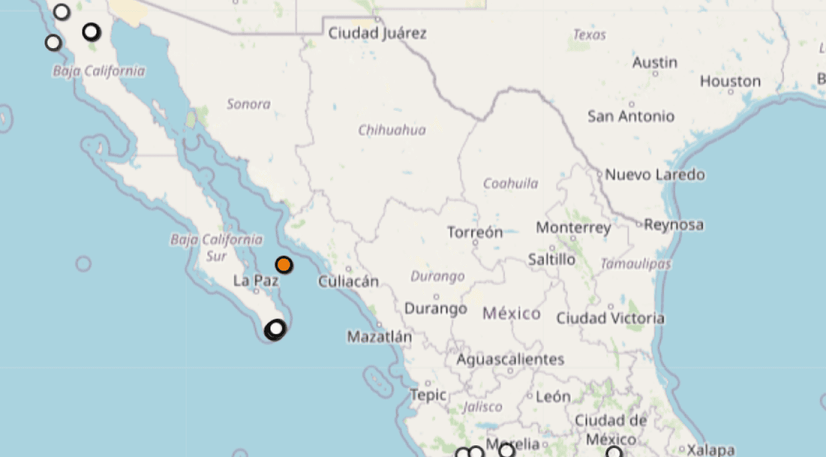 Se registra temblor de 4.4 grados cerca de Los Mochis