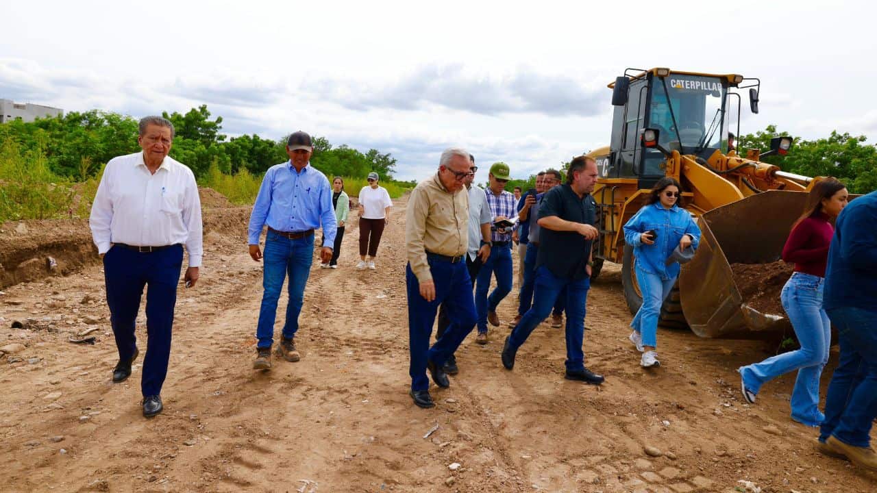 Rocha Moya supervisa el Megamalecón de Culiacán, registra un avance del 30%