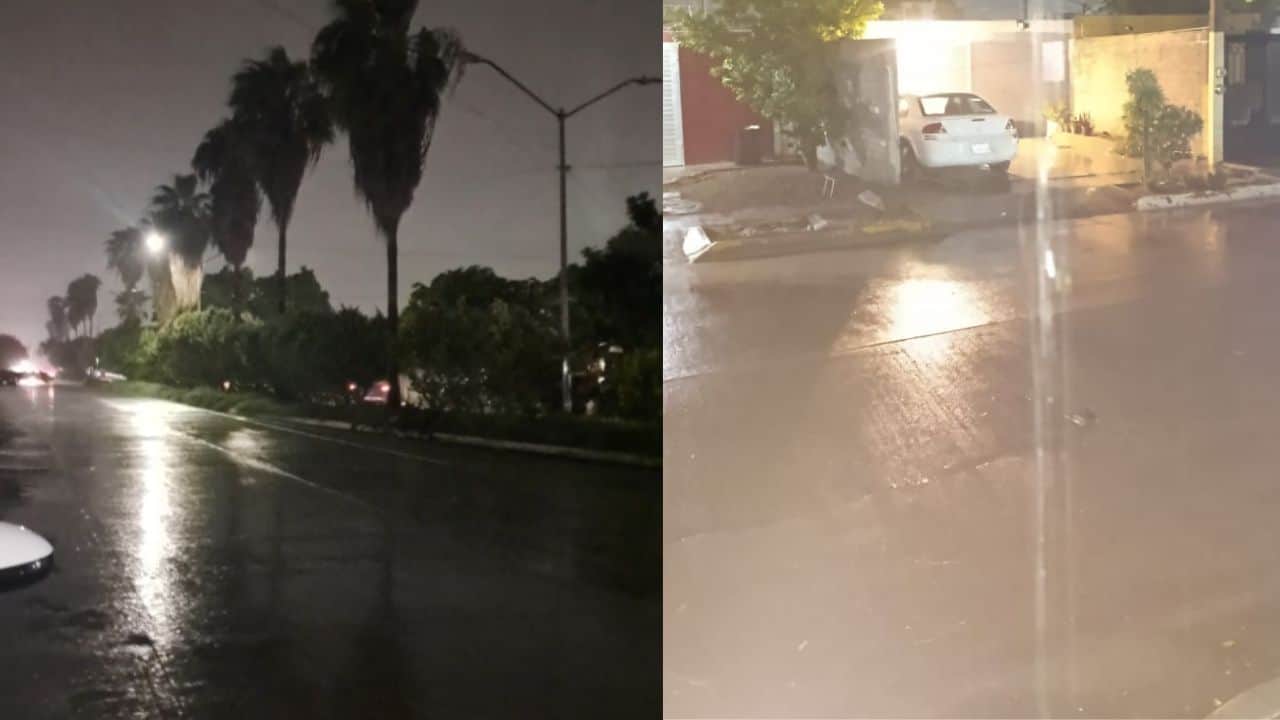 Tormenta eléctrica y lluvias en Los Mochis y Ahome