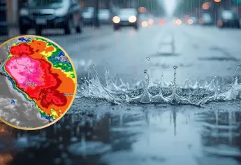 Fuertes lluvias se registran en varios municipios de Sinaloa