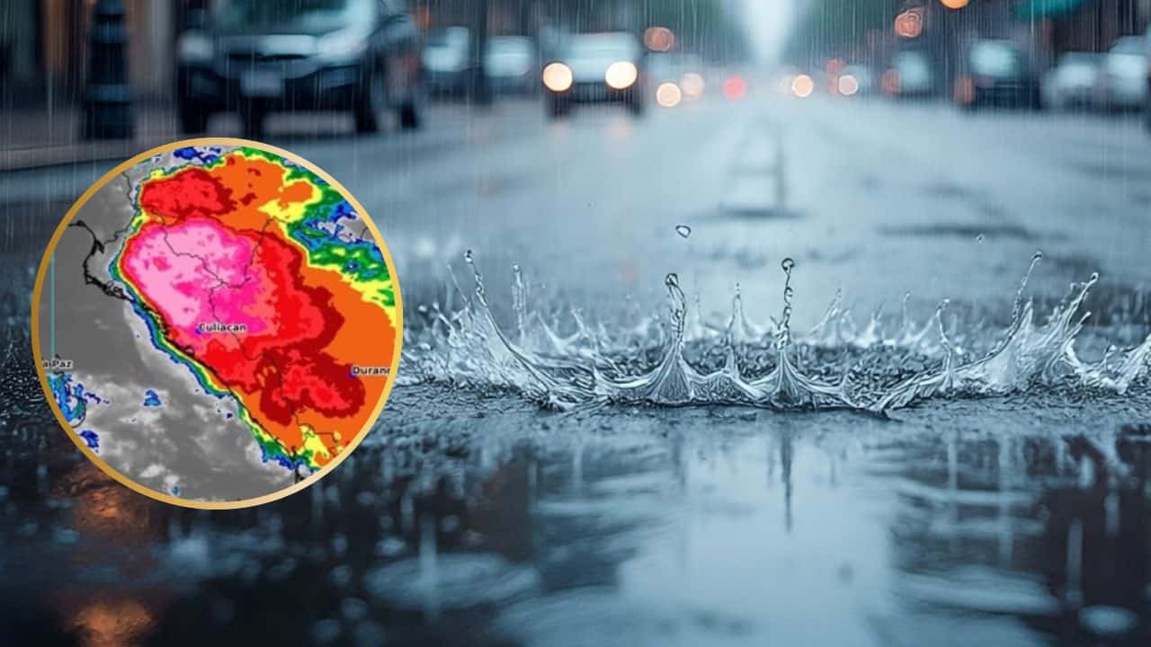 Fuertes lluvias se registran en varios municipios de Sinaloa