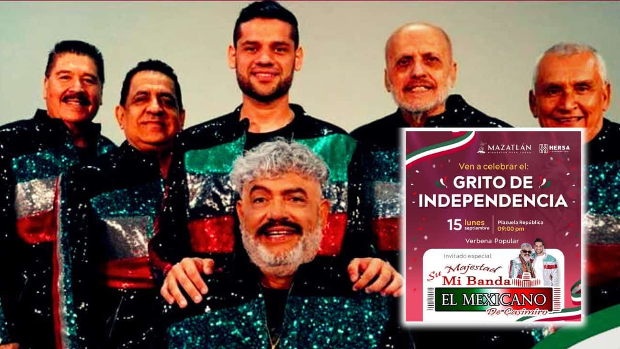 Mazatlán no cancelará Grito de Independencia; confirman verbena popular y show de Mi Banda El Mexicano
