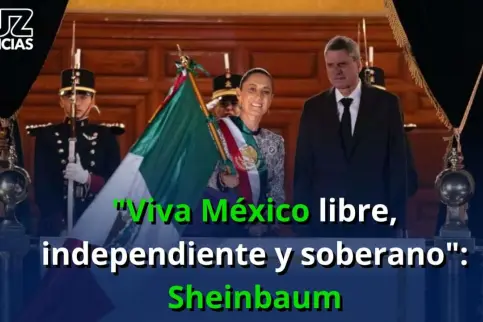Claudia Sheinbaum, primera presidenta en dar el Grito: ¡Viva México libre, independiente y soberano!