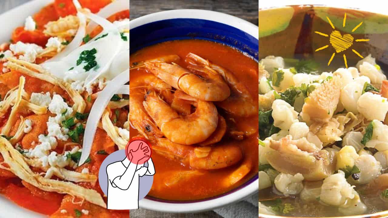 ¿Te pasaste de copas en la noche mexicana?, estos platillos típicos que te pueden ayudar a curar la cruda