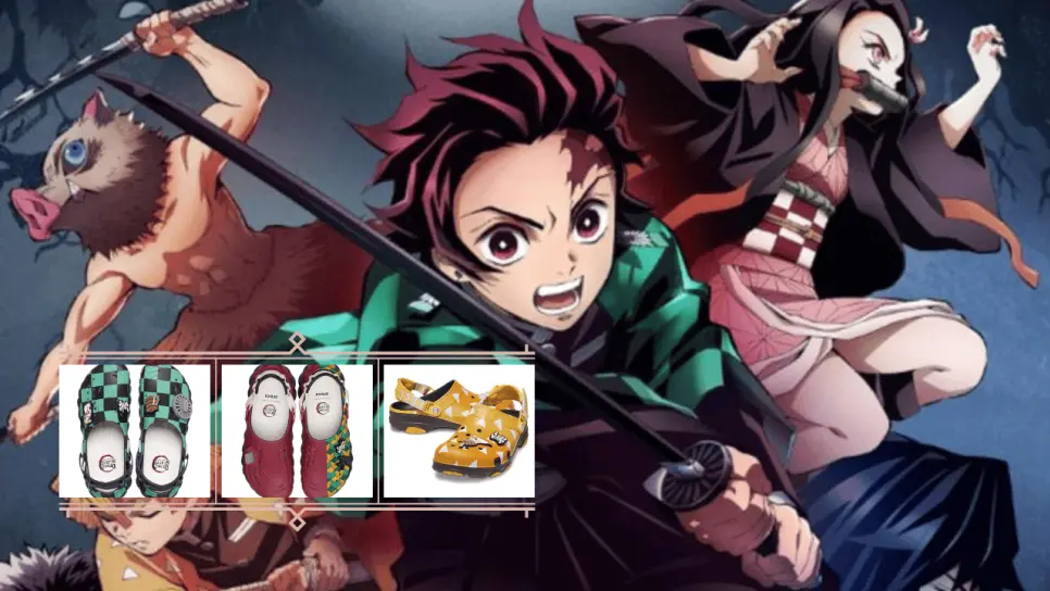 FOTO: Crocs de Demon Slayer.
