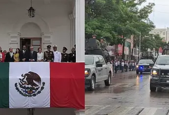 Con desfile conmemoran el 215 Aniversario del Inicio de la Independencia de México, en Culiacán