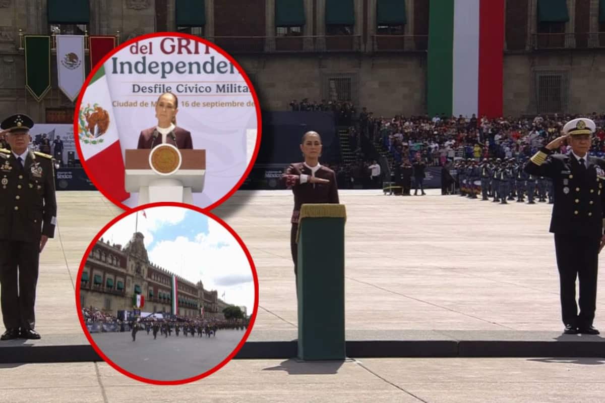 Claudia Sheinbaum encabeza su primer desfile militar como presidenta de México este 16 de septiembre