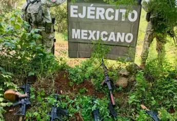 En Culiacán y Concordia, el Grupo Interinstitucional asegura armas y municiones