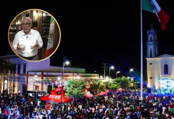 Rocha Moya reporta saldo blanco en todos los municipios en el Grito de Independencia 2025