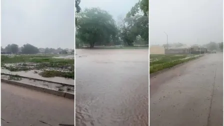 Tormenta sorprende con fuertes lluvias en Los Mochis 