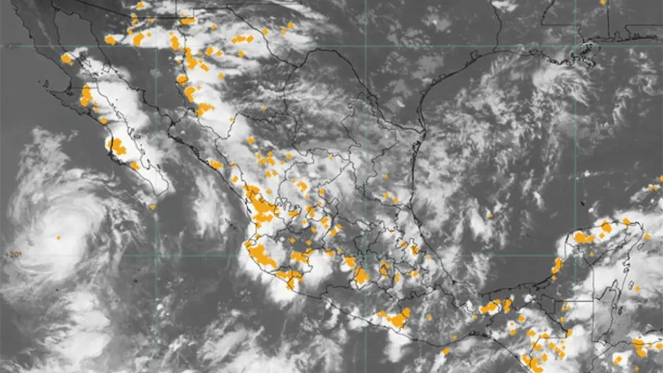 Se esperan lluvias en la mayor parte del territorio nacional. (FOTO: Conagua).
