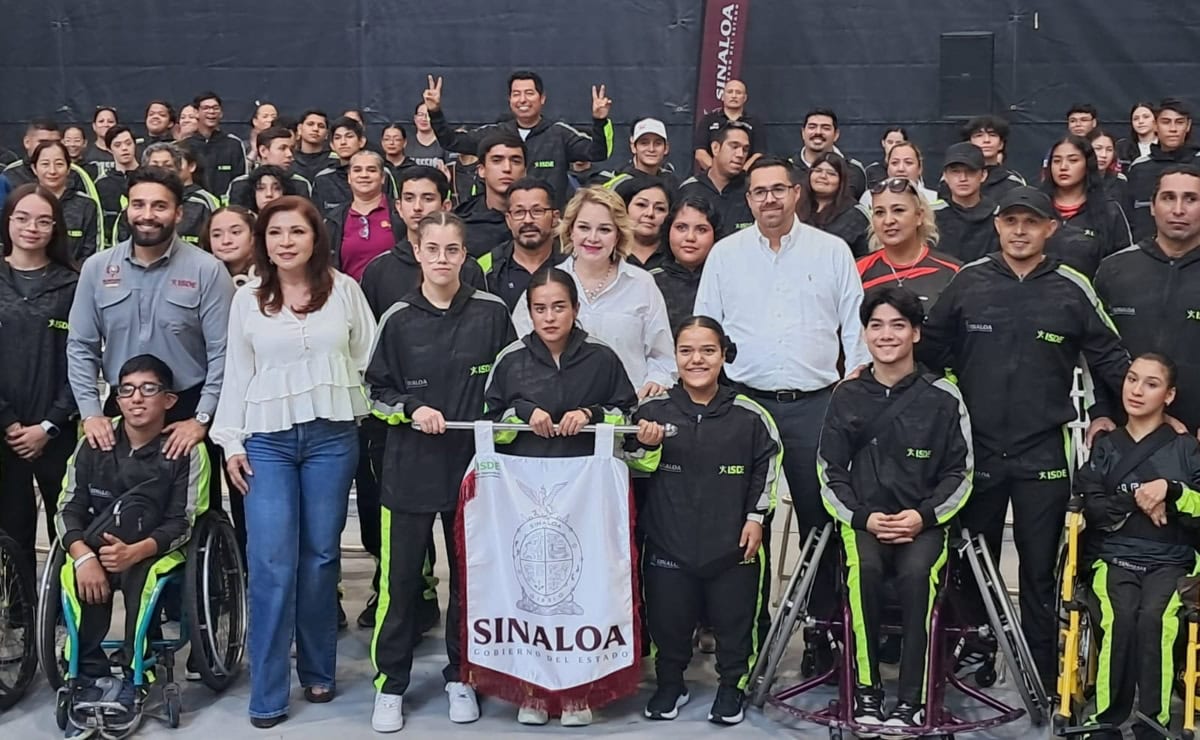 Eneyda Rocha Abandera a la Delegación Sinaloa rumbo a la Paralimpiada Nacional 2025