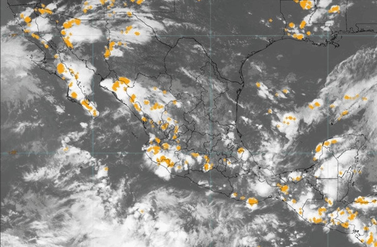 Se esperan lluvias fuertes a muy fuertes en la península de Baja California por efectos de Mario