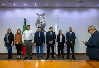 Rocha Moya toma protesta a 7 nuevos funcionarios; conoce los cambios