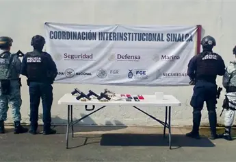 Tras revisión en el penal de Culiacán aseguran cinco armas de fuego