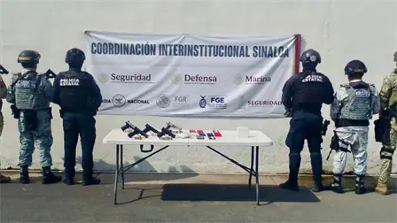 Tras revisión en el penal de Culiacán aseguran cinco armas de fuego Tras revisión en el penal de Culiacán aseguran cinco armas de fuego