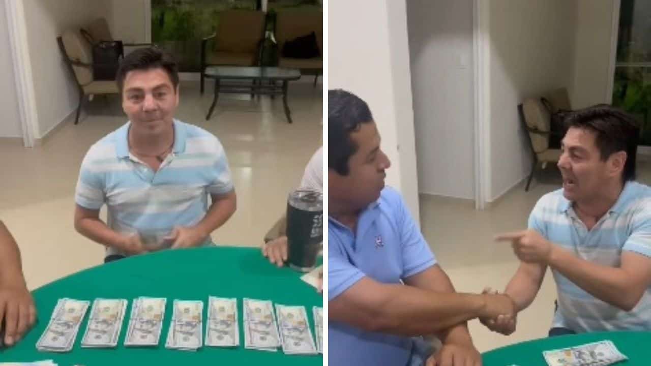 Travieso Arce cumple su palabra y paga apuesta tras combate entre Canelo y Crawford | VIDEO