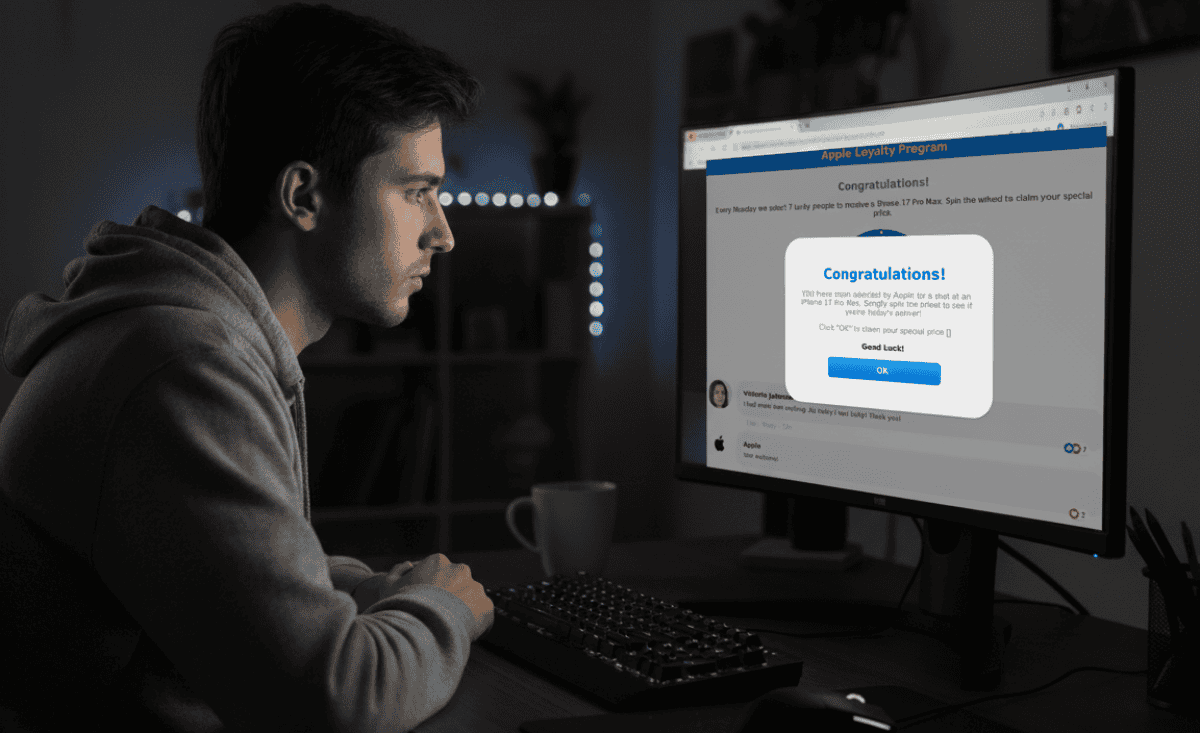 Algunos sitios intentan hacerte creer que ganaste un iPhone para robar tus datos. (FOTO: Gemini).