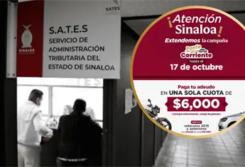 Programa “Ponte al Corriente” para regularizar adeudos vehiculares en Sinaloa se amplía hasta el 17 de octubre