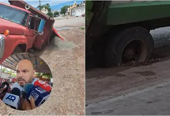 Socavones y baches siguen latentes en calles de Los Mochis; advierte Obras Públicas