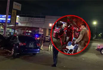 Cinco militares resultan heridos tras choque vehicular en Culiacán