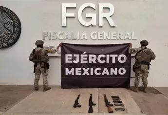 Militares aseguran varias armas en la sindicatura de Tepuche de Culiacán